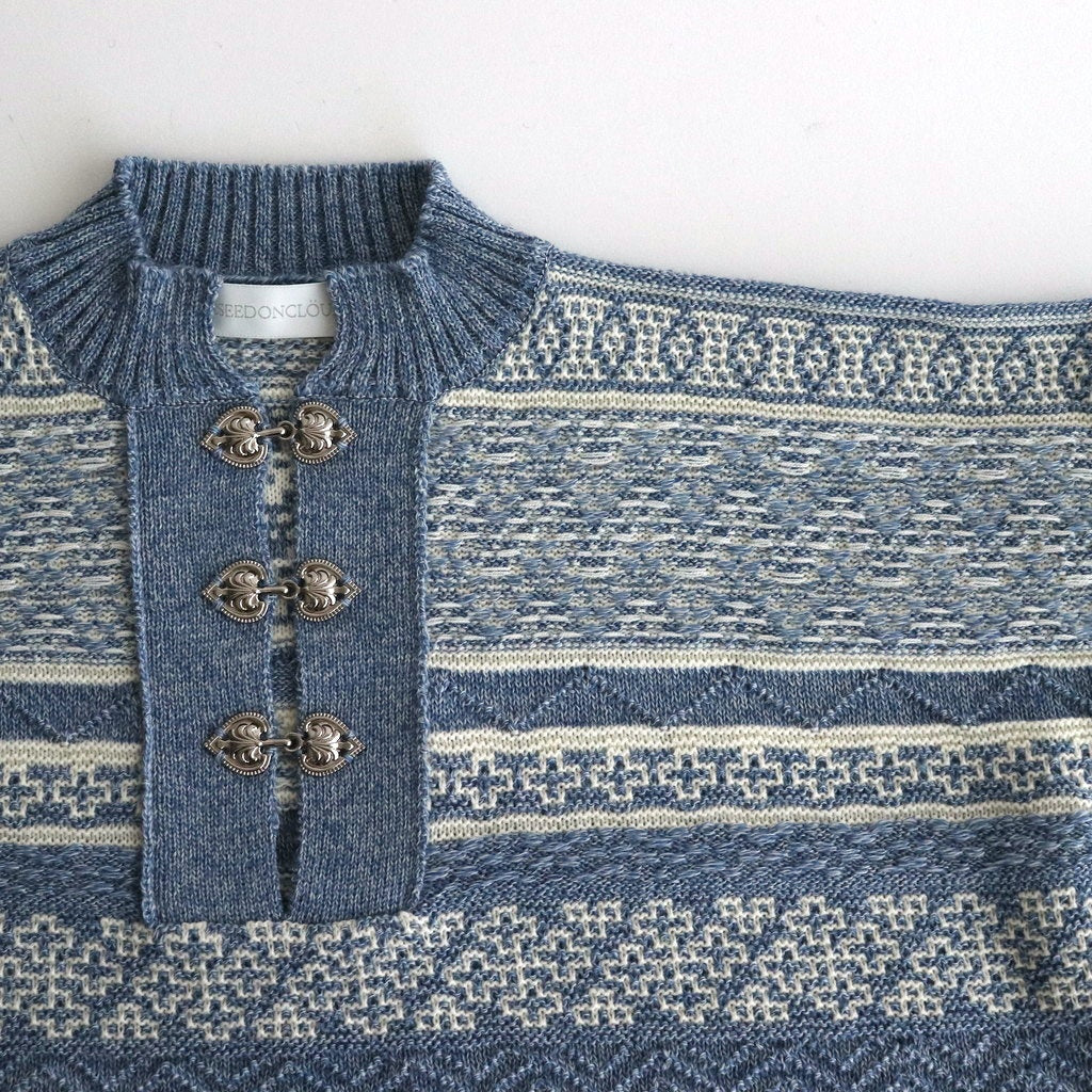 Sankayo ​​nordic knit P/O #Blue [242807]