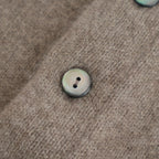静寂：Knit cape vest #dark beige [13253-14106]