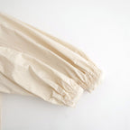 shirring blouse #paper LIGHT BG [KJ602AW44]