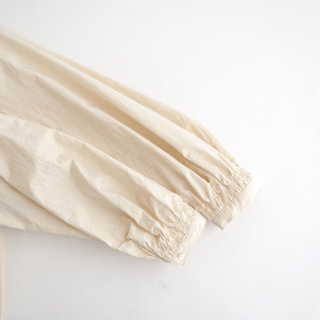 shirring blouse #paper LIGHT BG [KJ602AW44]