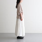此処にある：ティアードスカート #off white [13261-03212]