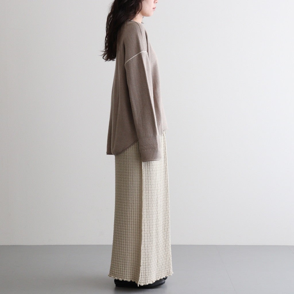 Cotton-Wool Jumper #Beige Mix [oni057]