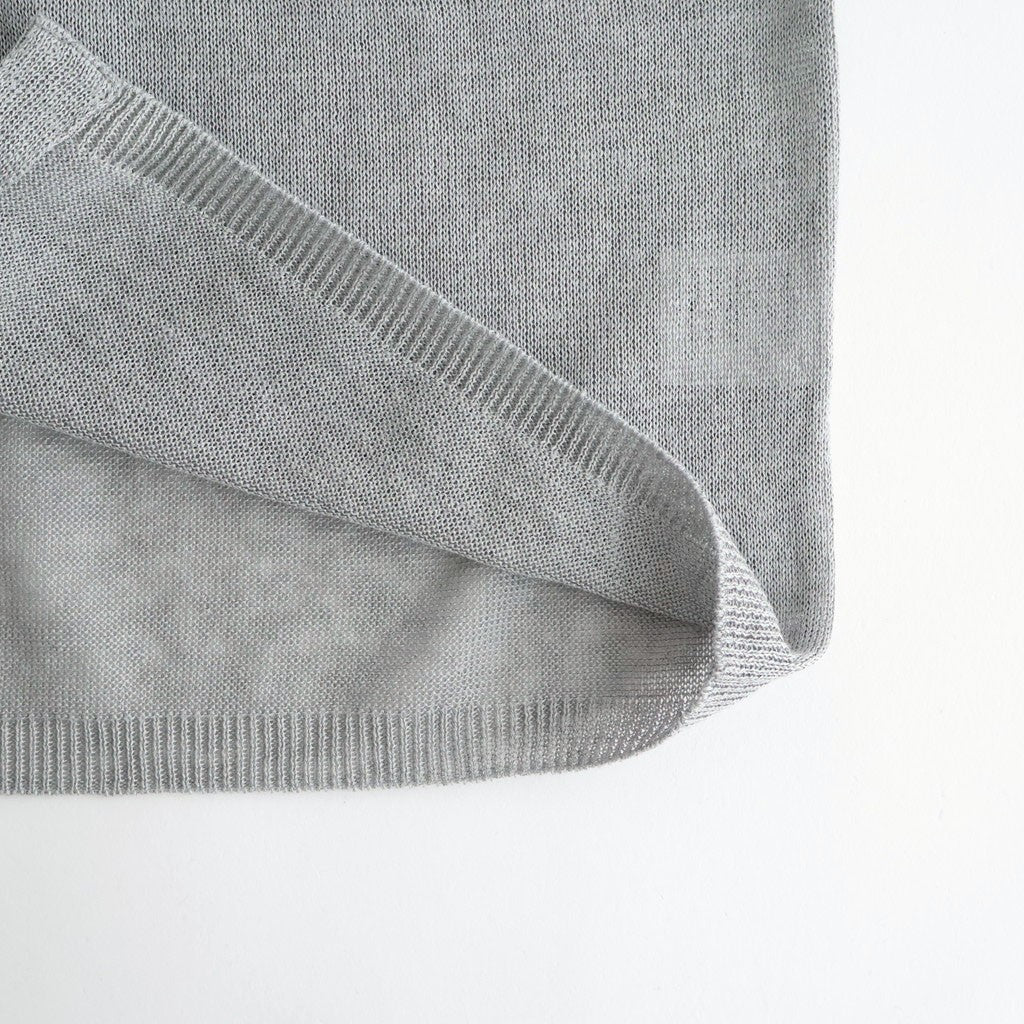 Fesca Linen Knit No Collared #GRY [A232261TK865]