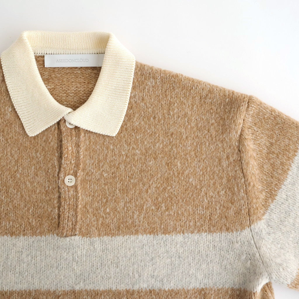 Blushed rugger knit #Beige [252803]