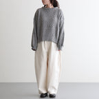 Recycled-Cotton Jumper #Grey [oni060]