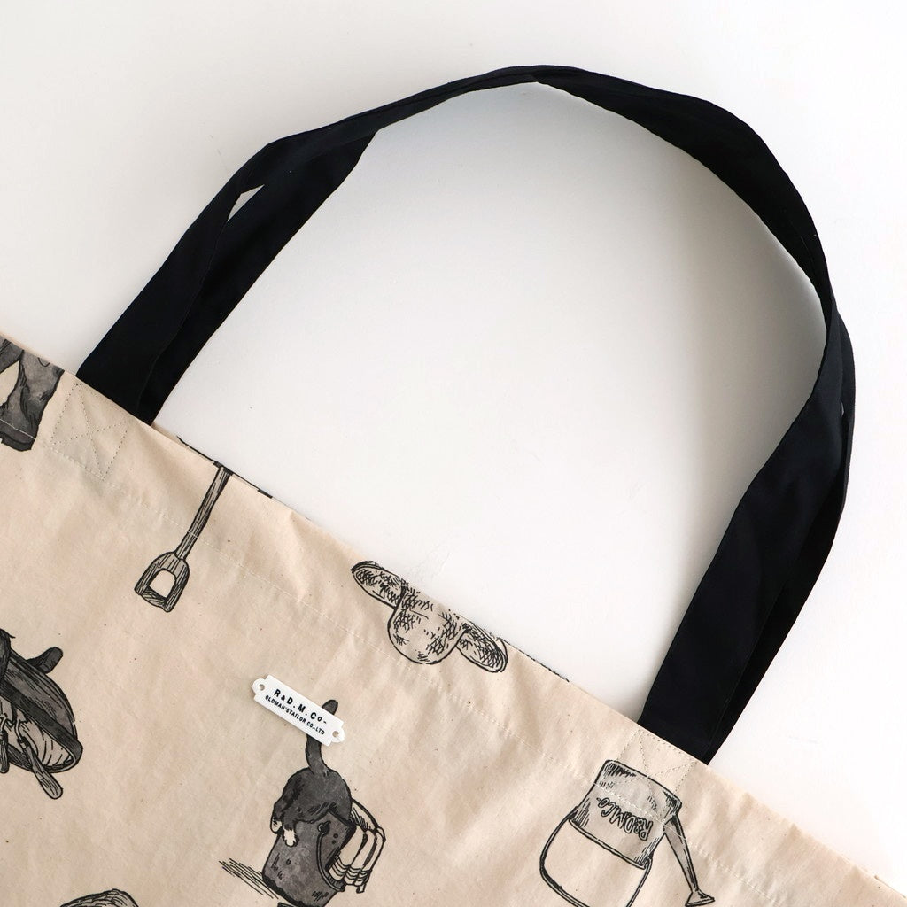 GREAT GREEN THUMB TOTE BAG #Natural×Black [no.7644] – DOKODO