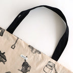 GREAT GREEN THUMB TOTE BAG #Natural×Black [no.7644]