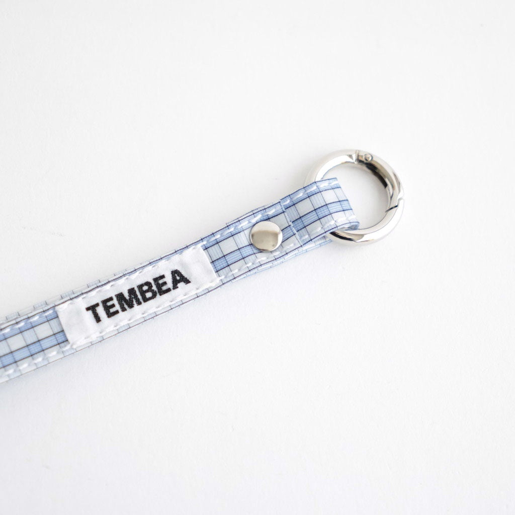 TASUKI STRAP LONG #CHECK LT-BLUE [TMB-2353A]