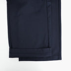 WOOL FLANNEL EASY WIDE PANTS #3900 NAVY [GNMDS2052WF]