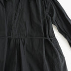 乾いた庭：レースカラーワンピース #black [13261-05111]