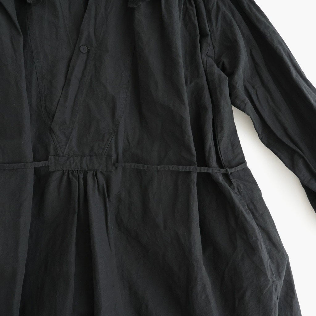 乾いた庭：レースカラーワンピース #black [13261-05111]