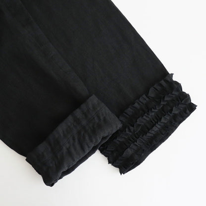 FRILL DECORATION PANTS #Black [no.7317]
