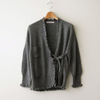 Volant cardigan #charcoal gray [32-0028A]