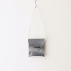 Drawstring purse POCHETTE #GINGHAM BLACK [TMB-2137A]