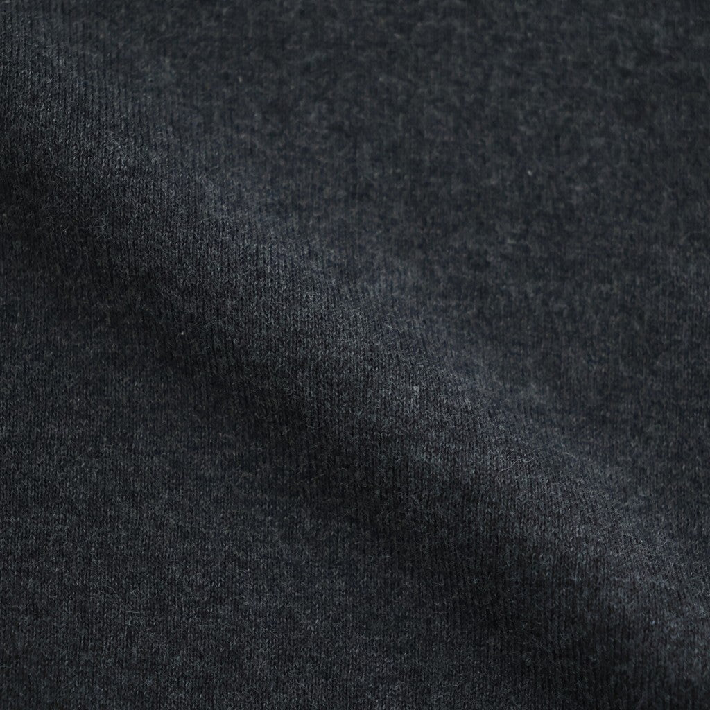 14GG PLAIN STITCH COTTON/NYLON/SILK CREW-NECK PULLOVER #9800 CHARCOAL [NNSL26502]