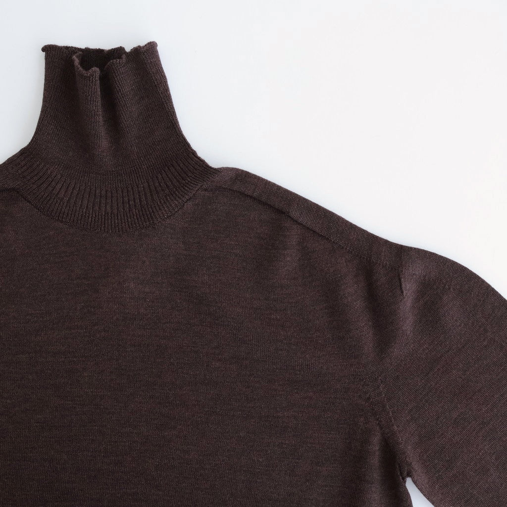 Seiyakou high-neck knit #Brown [252802]