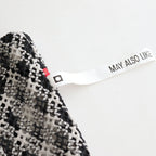 TOTE BAG M 格子 #BLACK [AL3131BG-28]