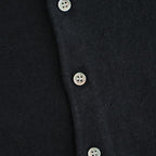 French Pure Linen クルーネックカーディガン #001 クロ [UT262KN001]