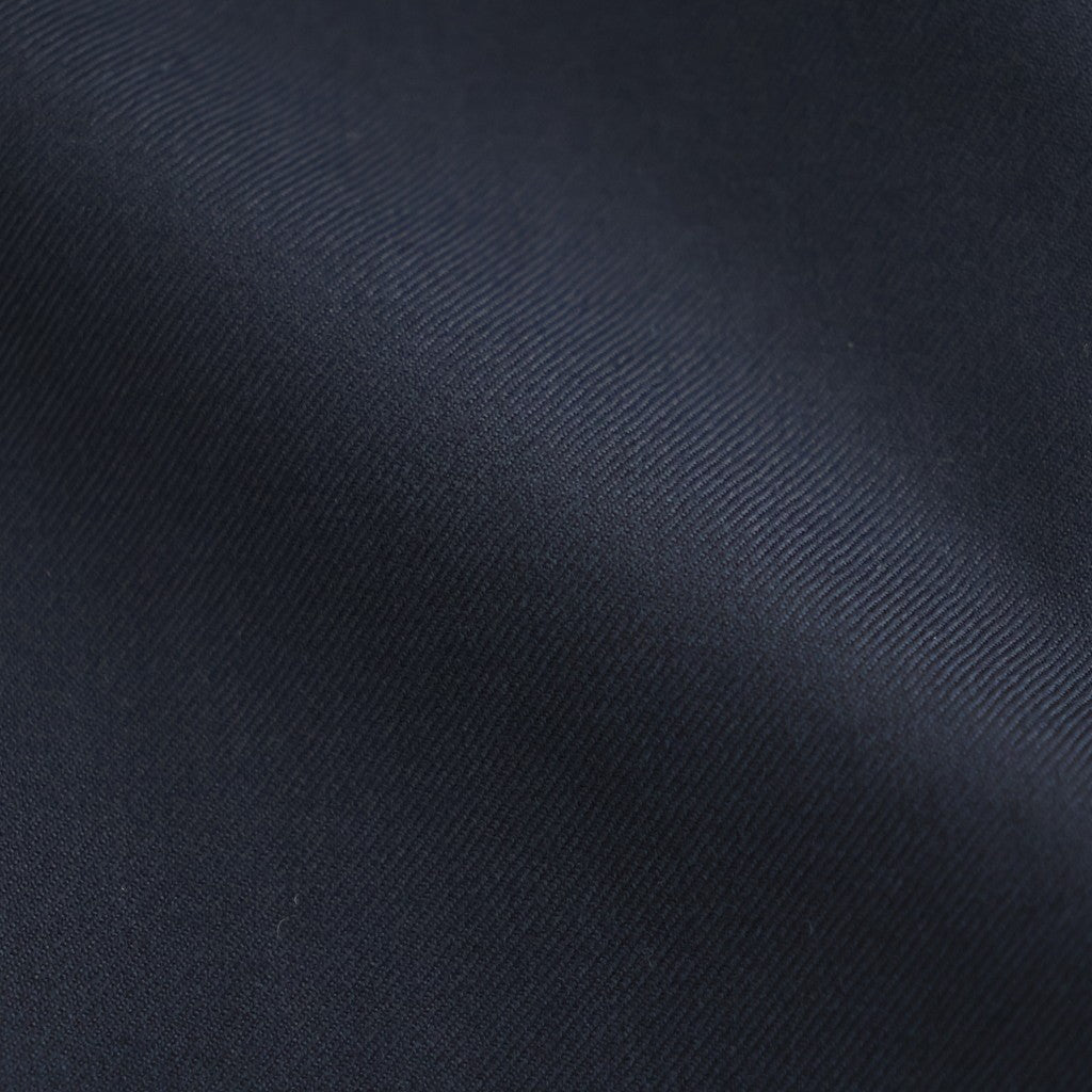 WOOL SERGE 2TUCK WIDE EASY PANTS #3900 NAVY [GNMDS2502WS]