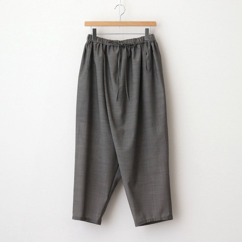 輝かしい影 Elastic waist wrap pants #Gray [TLF-225-pa004-em]