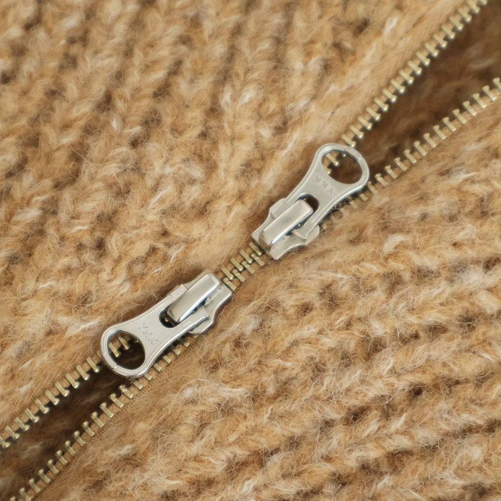 Blushed knit vest #Beige [252804]