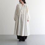 乾いた庭：レースカラーワンピース #powder pink [13261-05111]