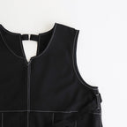 woolly like stitch dress #black [1559-003]