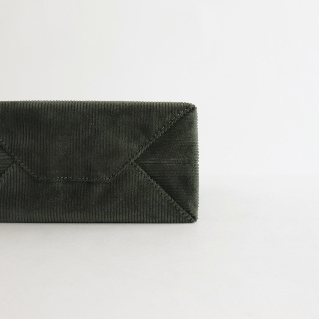 PAPER TOTE SMALL CORDUROY #OLIVE [TMB-2286H]