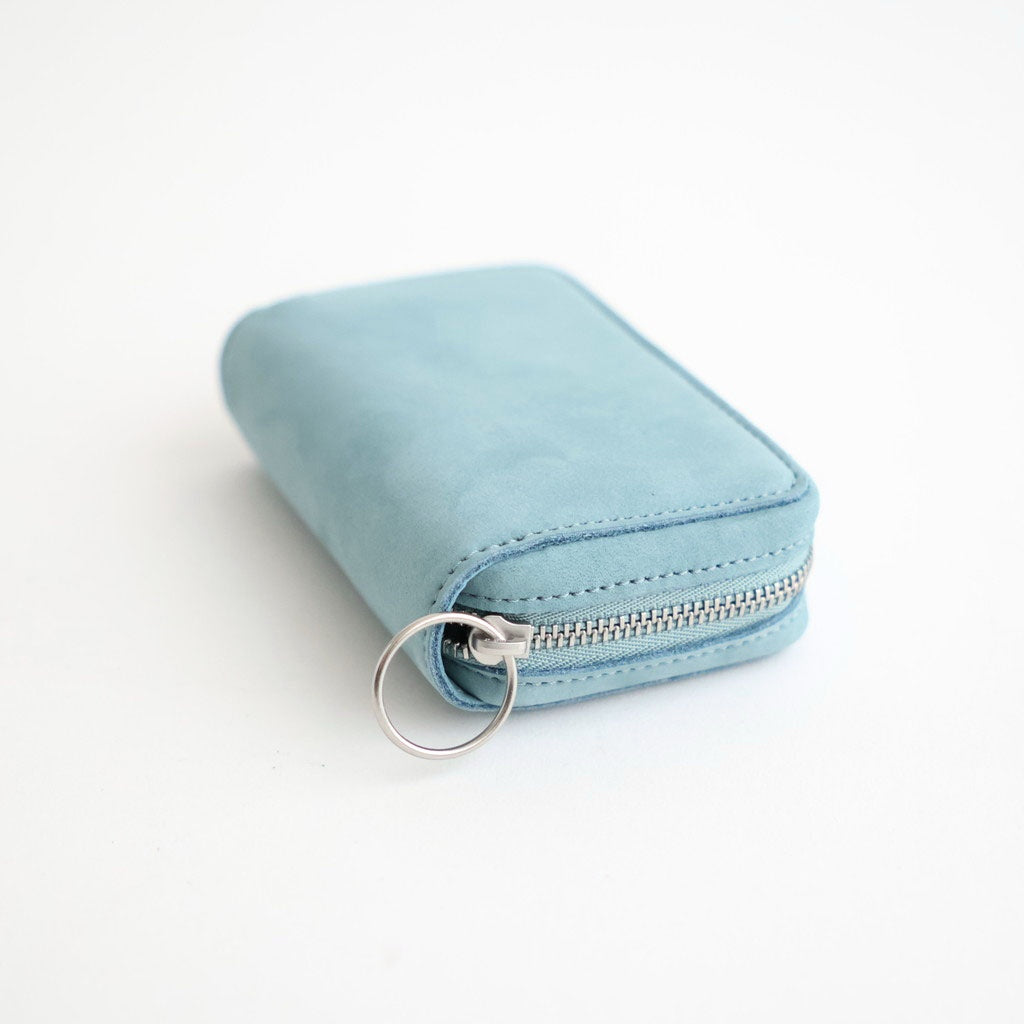 MINI ZIP #NUBUK BLUE-GREY [TMB-1916A]