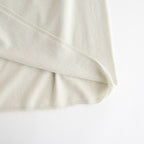 high-twisted cotton sheer knit layered skirt #charcoal brown × mist green [WXSP-UW139]