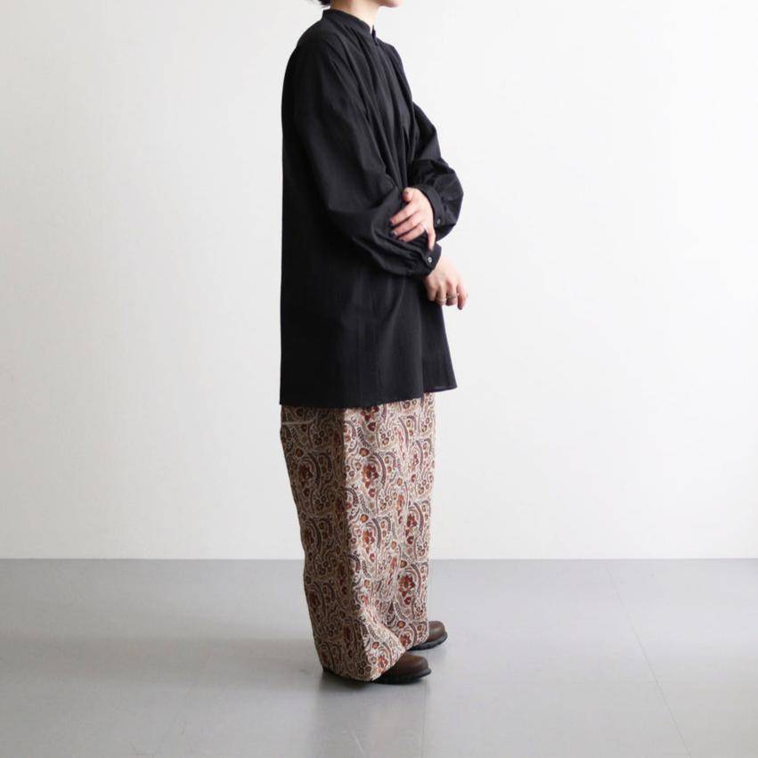 指間の光 Flared blouse #black [TLF-125-sh003-vcg]