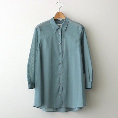 Bouche Blouse #greenish blue [24-404]