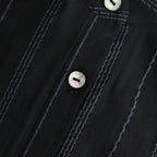 white waffle shirt #black [1556-001]