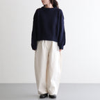 Recycled-Cotton Jumper #Navy [oni060]