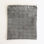 Drawstring bag #GINGHAM BLACK [TMB-1863H]