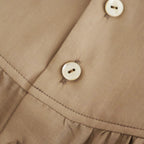 静寂の欠片 Funnel neck shirt #beige [TLF-126-sh003-la]
