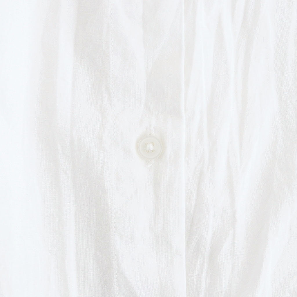 60s COTTON CAMBRIC PLAIN WITH LACE LACE FRILL COLLAR SHIRT #9000 WHITE [NSL26551]