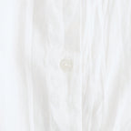 60s COTTON CAMBRIC PLAIN WITH LACE LACE FRILL COLLAR SHIRT #9000 WHITE [NSL26551]