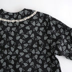French Komon Dress #black [31-0039S]