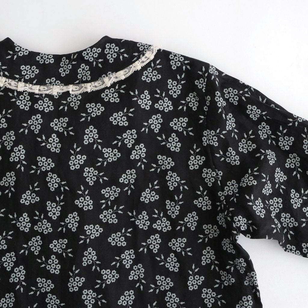 French Komon Dress #black [31-0039S]
