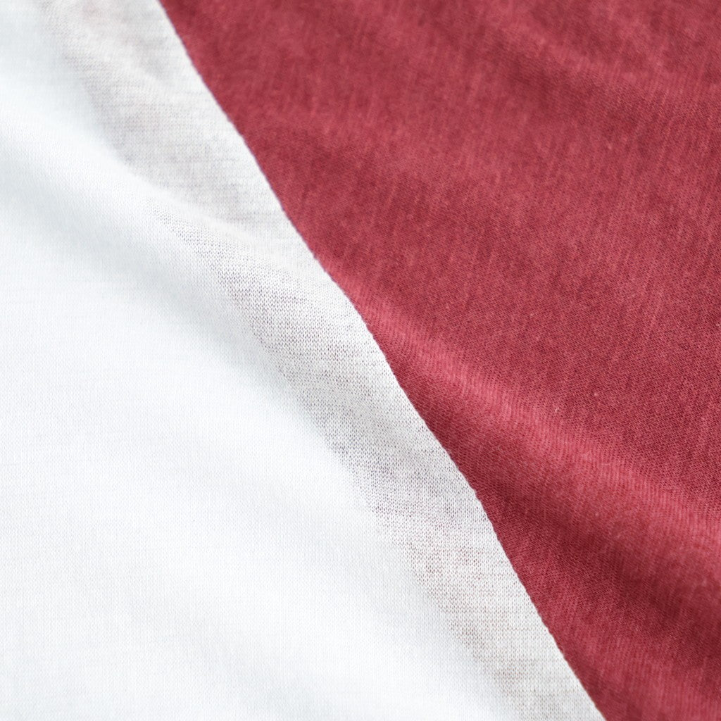 cashmere & supima cotton gauze jersey baseball Tee #light blue [WXFL-UW105]