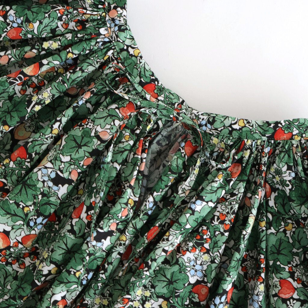 WILD BERRY FIELD LAWN GATHER SMOCK #True [no.7877]