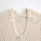 Slub bubble Vest #Ecru [Oni063]