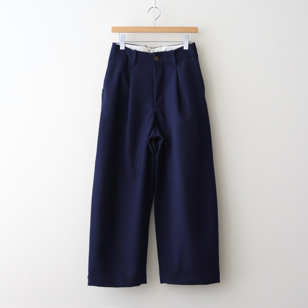 HW wide trousers #Blue [252509]