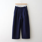 HW wide trousers #Blue [252509]
