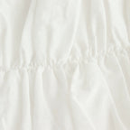GARMENT DYE LAWN SHIRRING VEST #White [no.7521]