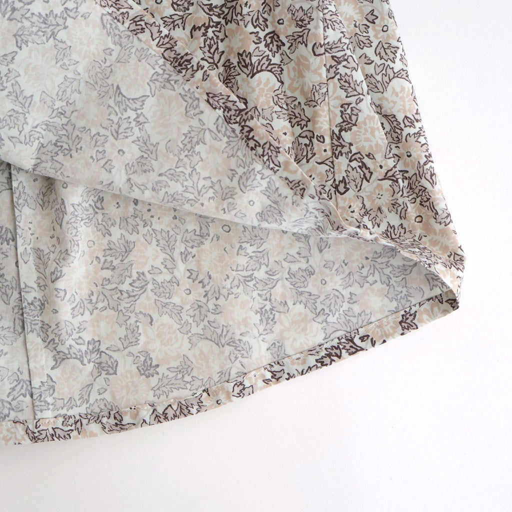霞の空：Frilled collar blouse #pale flower [13251-10107]