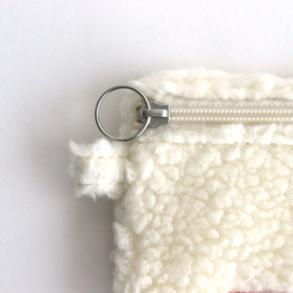 FLAT POUCH SMALL #WHITE [TMB-2433A]