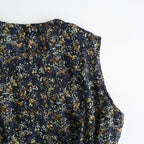 LIBERTY FABRICS ETERNAL COLLECTION Sleeveless A-line dress #Reflections [TLF-226-OP001-lpl]