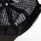 PLAID CAP #BROWN [TMBA-117H]